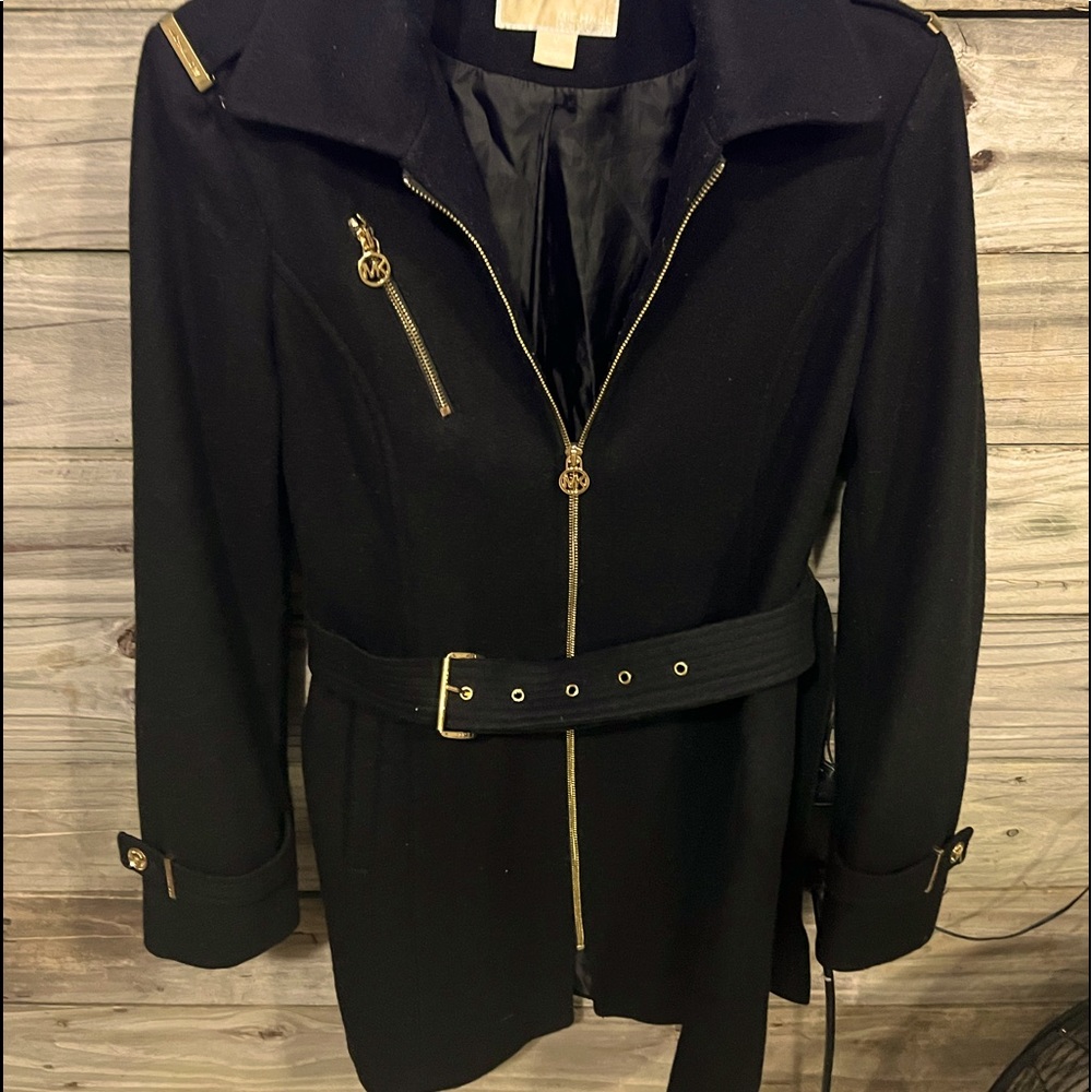 Black Michael kors peacoat